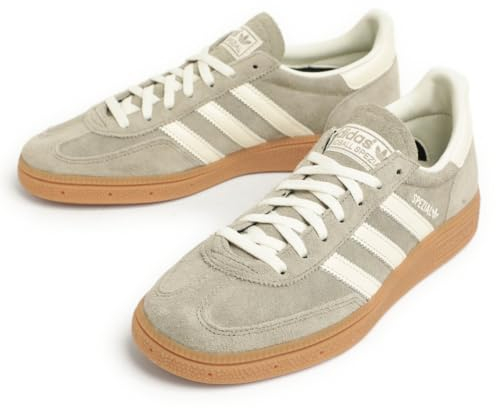 adidas Handball Spezial Handball SPEZIAL Herren Sneaker Low Cut Schnürer Kunstleder Wildleder IG1966 Grau, Grau, 27.5 cm