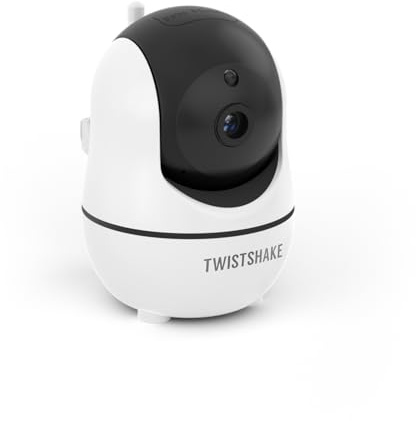 Twistshake Babyövervakningskamera | Kan Endast Användas med Twistshake Baby Monitor | Inomhusövervakningskameror kan Användas för Babyvakter