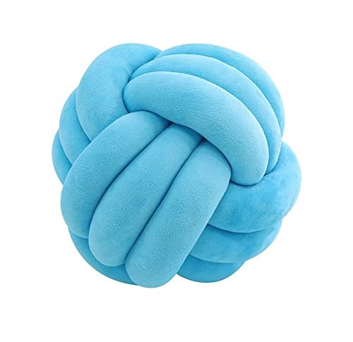 Knotenkissen, Couchkissen, Sofa Kissen, Knoten-Ball-Kissen, Deko Zierkissen, Geknotetes Kissen für Sofa, Rund Knoten Kissen, Deko Knoten, Knot Pillow Ball