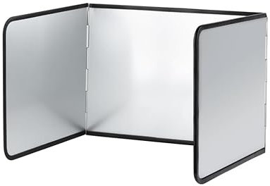 Kellegour Paraspruzzi Pieghevole,Paraspruzzi per Cucina e Stufa,Paraschizzi Cucina Pieghevole Protezione,3 Lati Antiaderente Paraschizzi Parete Cucina Pieghevole per Cucine,Stufa,Pan,Parete