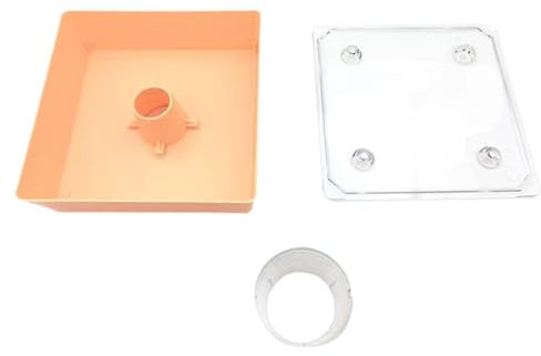 MagiDeal Quadratischer Bienenstock-Oberfutterspender, Bienenfutterspender, quadratischer Futterspender