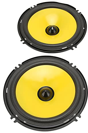 UPALDHOU Auto Altoparlanti per Auto Altoparlanti per Coassiali Coassiali 600w 6 Pollici di Alta Potenza Suono Stereo a Bassa Distorsione con Design di Dissipazione del Calore per Tutti i Sistemi di