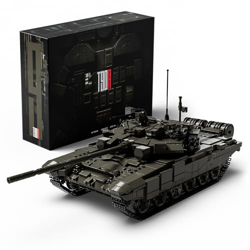 Nifeliz T-90A Kit de Construction de Char pour Hommes Adultes, Modèle de Char Militaire à Construire, Décoration & Cadeau (2083 Pièces, NF10330)