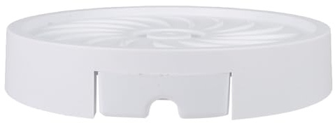 BAZEITFLOW Supporto per Piante con Ruote 10 Pollici, Carrello per Vasi da Fiori Rotondo con Vassoio di Drenaggio Staccabile e Base Raccogligocce, Piattaforma Mobile per Fioriere da Interno