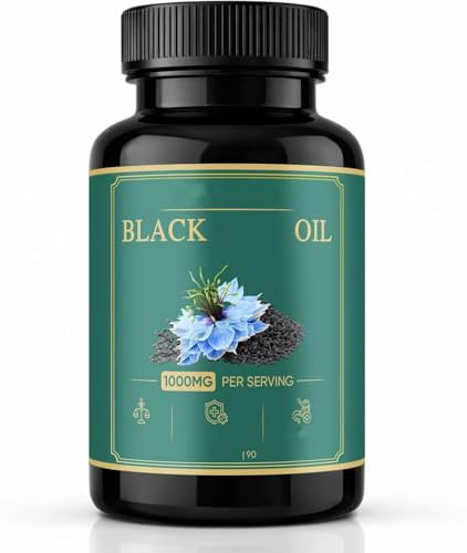 Svart olja - 1000mg glutenfri - 90