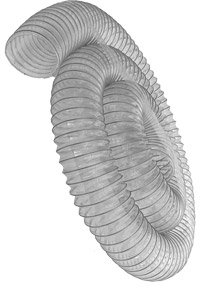 Absaugschlauch transparent D=80 mm L=5,0 m - Zubehör für die Absauganlage