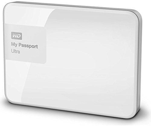 WD WDBBKD0020BWT-EESN My Passport Ultra Hard Disk Esterno Portatile, USB 3.0, 2 TB, Bianco