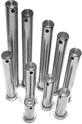 5 Steckbolzen A4 Edelstahl Stärke 8 mm (18 mm)