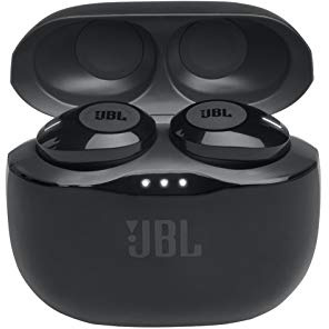 JBL Tune 120 TWS Cuffie In-Ear True Wireless Bluetooth, Auricolari senza fili con microfono integrato per Musica, Chiamate e Sport, Fino a 4h di autonomia, Nero