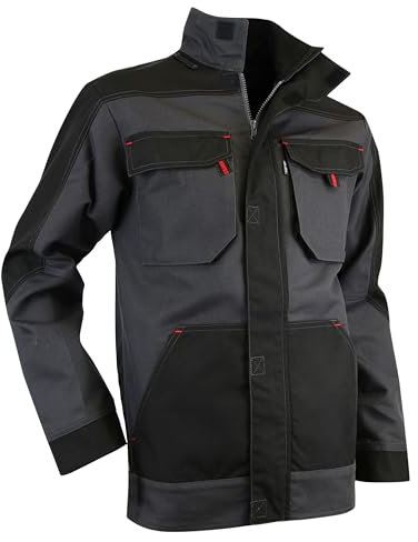 LMA WORKWEAR 1880 - Versterkte Werkjas - 2064 CÉRAMIQUE - Tweekleurig, Multi-pocket, Ultra-sterk - Ideaal voor Bouw, Industrie en Ambachtelijk Werk