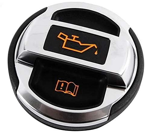 Auto Öleinfülldeckel, Öldeckel Motoröl Einfülldeckel Ersatzdeckel für Benzintank 420103485B Auto Tankverschluss Ölkappe Kompatibel mit A1 A2 A3 / S3 / Sportback/Quattro A4 A5 A6 TT,Schwarz