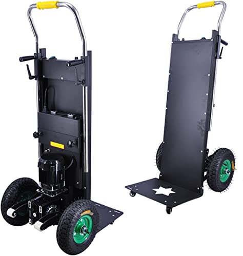 Carretilla eléctrica para subir escaleras, capacidad de carga de 250 kg, para subir escaleras eléctricas, motor sin escobillas de 1200 W y batería de recambio de 48 V/36 Ah