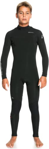 Quiksilver Boys Everyday Sessions 4/3 Back Zip Wetsuit - Black | 8
