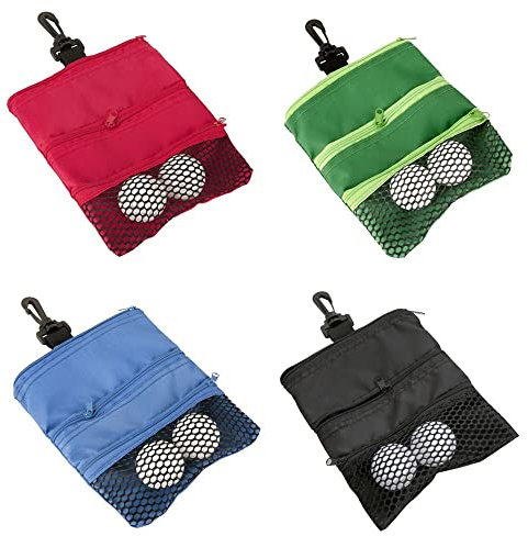gofidin Golf-Tee-Tasche, Reißverschluss-Golf-Tasche, tragbare Hüfttasche, Golf-Zubehör, Taschen-Tees-Tasche (Set)