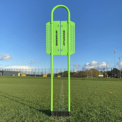 QUICKPLAY Replay Defender System – Verstellbare Höhe Replay Defender Faltbar & Tragbar Modular Fußball Rebounde, Fußball Trainingsgeräte