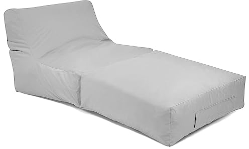 Peak Plus cool-Grey Der Outdoor-Sitzsack für den Garten und die Terrasse Ganzjährig Outdoor geeignet