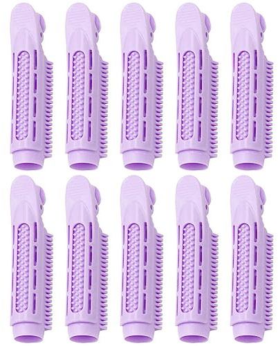 SOLUSTRE 10st Hår Roller Clips För Volym Justerbara Hårklämmor Hem Och Resa Och Hårvänliga Stylingverktyg För Fluffigt Hår Och Diy Frisyrer