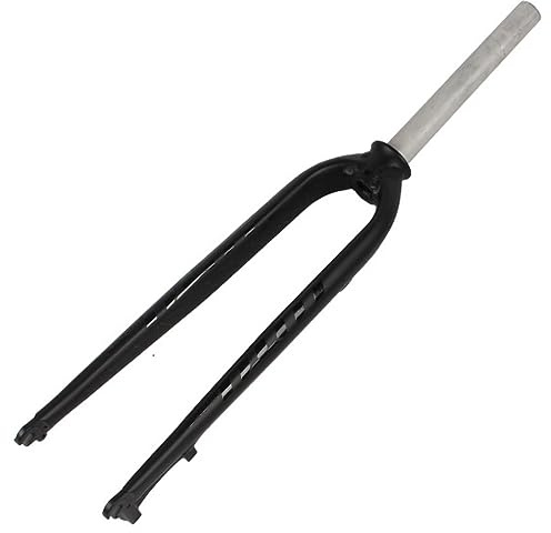 HIMALO MTB Starrgabel 26/27.5/29 Mountainbike Gabel 1-1/8 Gerade Aluminium-Legierung Starre Gabel Scheibenbremse Schnellspanner QR (Color : Black, Size : 29'')