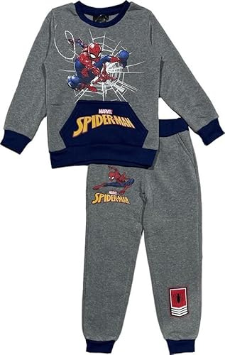 arlis Ensembles Jogging Spiderman - Ensemble Survêtement Spiderman (FR/ES, Âge, 3 ans, Taille normale, Ensemble Survêtement Spider-man)