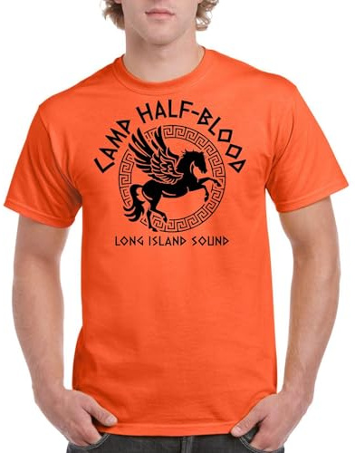 the Fan Tee Camiseta de Hombre Percy J Dioses griegos Zeus Jupiter Ares Half Blood Camp 001 S