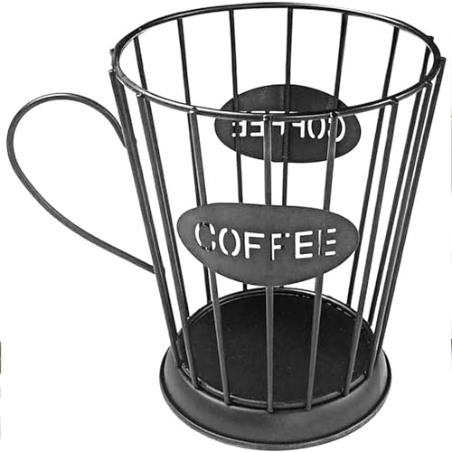 OUCONGK Cestello Porta Caffè, Cestello Porta Capsule Caffè, Porta Capsule Multiplo, Cestino Frutta Tazza Caffè, Portaoggetti da Cucina, Cestino Portacapsule, per Capsule di Caffè, Zucchero, Frutta