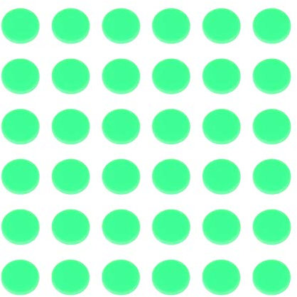Gogogmee 200stücke Bunte Zählchips Kunststoff Für Lernspiele Bingo Und Mathematik Für Schule Und Kindergarten Grün