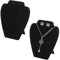 halit Necklace Display Stand, 1 Pcs Jewellery Display Stand,Black Velvet Necklace Display Holder, Necklace Stand Holder for Necklaces Earrings Pendants Jewellery