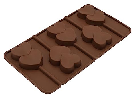 EXCEART Moule à Sucette Silicone pour Chocolat Glace et Bonbons Café Moule de Cuisson DIY