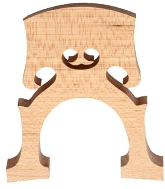 Beimus Cello Steg aus Holz, handgefertigt, Klangverstärkung, Ahornholz, Cellobrücke, Holzstruktur zur Verbesserung der Akustik