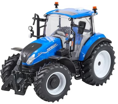 Britains New Holland T5.120 Traktormodell, Detailliertes Diecast-Fahrzeug, Realistisches Design, Robuste Konstruktion, Sammlerreplik für Landwirtschafts-Fans und Kinder