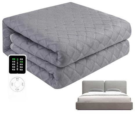 Almohadilla Térmica Para Colchón, Protección Contra Sobrecalentamiento Con Temporizador De 12 Horas | Colchones Eléctricos Protección Contra El Frío Paad | Para El Hogar, Dormitorio, Hotel, Restaurant