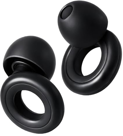 Ear Plugs for Sleep Noise Reduction Reusable Silicone Earplugs Soft Cancelling 28dB Hearing Protection with 3 Extra Tips for Sleeping Deep Focus Travel Study Work Deep Focus Concert Swimming