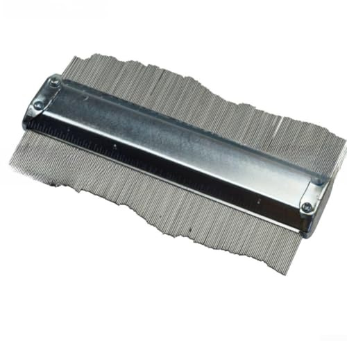 Mehrzweck-Konturenlehre aus Metall, 1,6 cm (5/6 Zoll), für präzises Kopieren und Messen von Formen in der Holzbearbeitung, Autoblech, und Edelstahlarbeiten (150 mm)