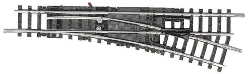 Minitrix 14955 - Manuelle Handweiche Rechts – Radius R4 - Detailgetreue Modelleisenbahn-Zubehör - Hohe Qualität und Präzision - Spur N