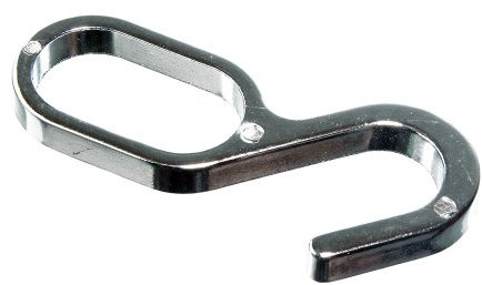 Kleiderschrank Rail Support Rod Haken für 15mm Oval Einbau Cp Packung mit 20