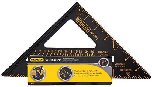 Stanley 46-071 - Herramienta cuadrada de aluminio de alta calidad