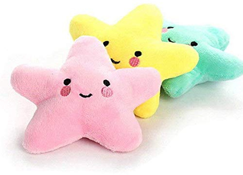 Too Goods Multifunktionales Kauspielzeug für Hunde, auslaufendes Futterspielzeug, quietschendes, interaktives Spielzeug, Zahnknochen, Kauspielzeug für mittelgroße und große Hunde (Stern)
