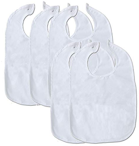 JEMIDI Senioren Lätzchen - Latz für Erwachsene ca 60cm x 40cm Sensiorenlatz Erwachsene Lätzchen Seniorenlätzchen Latz