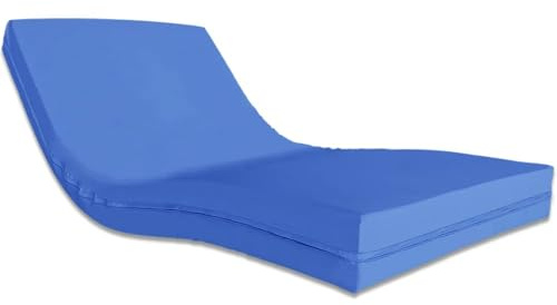 Ventadecolchones - Colchón con Funda Impermeable para Cama Geriatrica de Hospital Viscoelástico 10+5 Antiescaras 80 x 190