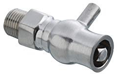 Arroll Traditional radiator Bleed Valve Brushed Nickle