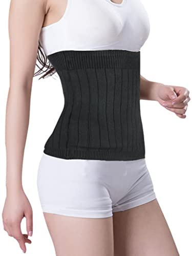 IBLUELOVER Wärmegürtel Damen Herren Rückenwärmer Kaschmir Nierenwärmer Elastisch Bauchwärmer Warm Leibwärmer Winter Dick Taillengürtel Rücken Nierenschutz Bauch Taille Unterstützung Weich Bauchgürtel