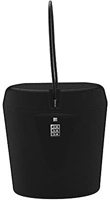 Portable Mini Cipher Box Indoor/Outdoor Lock Box - Sichern Sie Ihre Sachen während der Reisen (schwarz)…