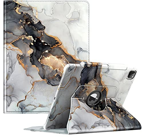 Fintie Schutzhülle für iPad Pro 12,9 Zoll (32,8 cm), 6. Generation 2022, 360 Grad schwenkbar, mit Stifthalter, automatischer Schlaf-/Wachmodus, auch passend für iPad Pro 12,9 Zoll (32,8 cm) 5. / 4