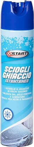 Spray detergente sciogli ghiaccio parabrezza auto istantaneo 400 ml sbrinante