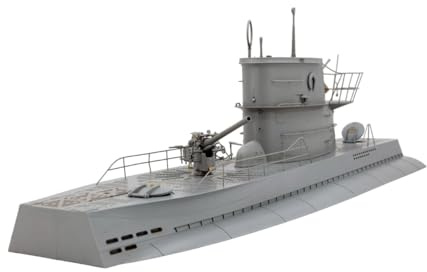 Border Model BS-001 DKM Typ VIIC U-Boat 1:35 Maßstab Modellbau Deutsches U-Boot, Grau, Realistisch, Erwachsener, Unisex, Nicht zusammenklappbar