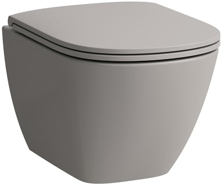 LAUFEN LUA Wand-WC Advanced compact, 490x360x345mm, H8200830370001, Farbe: manhattan