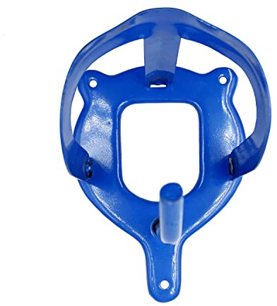 JA Horse JA6001 Trensenhalter Metall Sattelkammer, 2 Stück, blau | Stabiler Trensenhalter aus Metall für Pferdetrensen Halfter in Sattelkammer Stall