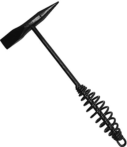 1 Stück Schweißhammer mit Spiralfeder, stoßdämpfender Griff zum Reinigen, Entfernen von Schweißschlacke und Schweißrückständen (300 g)