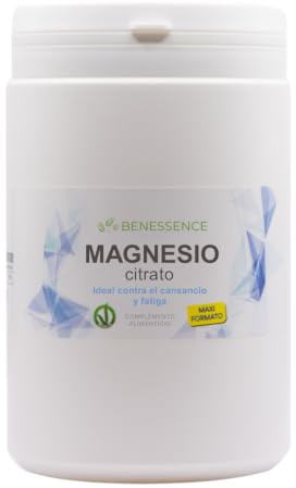 Benessence - Magnesio citrato in polvere solubile - Maxi Formato 750g - 150giorni di integrazione