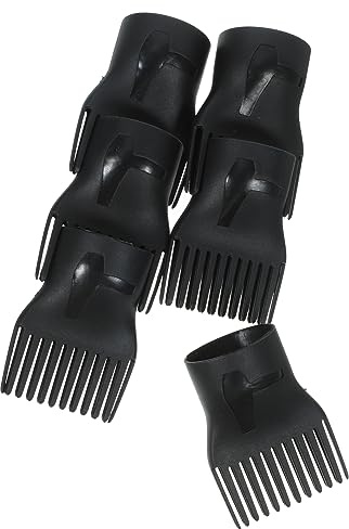 Housoutil Accessorio Diffusore per Asciugacapelli Pettine per Chioma 10 Pezzi in Plastica Resistente, Compatto per Styling Professionale e Asciugatura Veloce